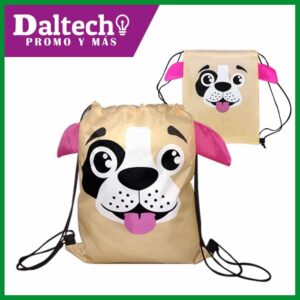 MORRAL DE CORREA CARA DE PERRITO <br> Precio a partir de 100 pzas </br>