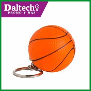 LD1435 Llavero Anti-Estres Basketball <br> Precio Mayoreo 100 pzas </br>