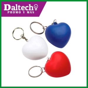 LD1439 Llavero Anti-Estres Corazón <br> Precio a partir de 100 pzas </br>