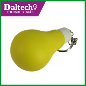 LD1441 Llavero Antiestrés Foco <br> Precio a partir de 100 pzas </br>