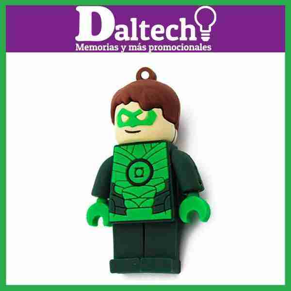 persuadir Inferir compromiso Linterna Verde Lego16 GB - Daltech Memorias y más promocionales