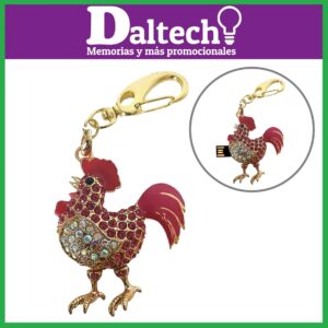 Dije USB Forma de Gallina