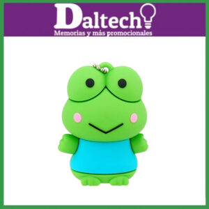 Memoria USB Forma de Rana Verde