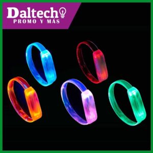 LD704 Pulsera AudioRítmica Transparente (Activada por sonido) </br>(Compra mínima 100 Pzs.)</br>
